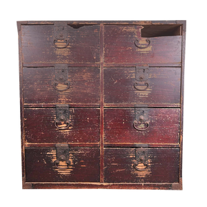 Japanese Meiji Period Tansu Chest of Drawers, 1890s