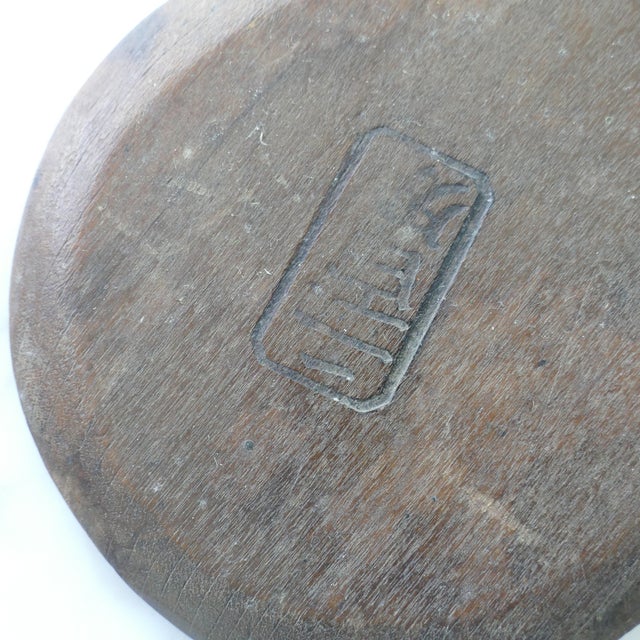 Antique Spice Scale in Wood Box Carrier For Sale - Image 14 of 17