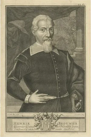 After Valentyn, Hendrik Brouwer: Eminent Navigator and Governor-General of the VOC, 1724, Print