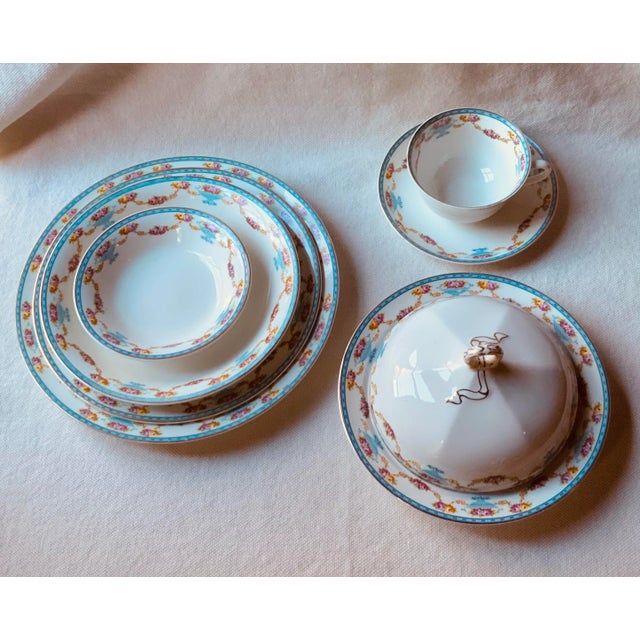 1930s Breakfast Set for One - English Porcelain- Set of 6 For Sale - Image 17 of 18