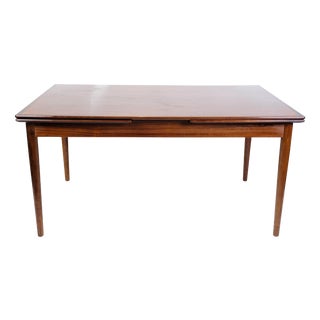 Danish Dining Table with Extension in Rosewood, 1960s For Sale