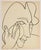 Modern Françoise Gilot, Portrait of a Woman Original French Mourlot Modernist Lithograph Francoise Gilot, 1951 For Sale - Image 3 of 4