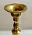 Mid-Century Japanese Buddhist Brass Temple Altar Candlestick Shokudai, 22" For Sale - Image 4 of 6