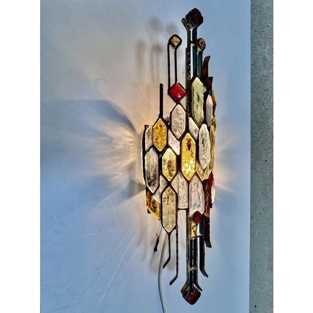 Sculptural Wall Lamp by Albano Poli for Poliarte, 1960s For Sale - Image 14 of 18