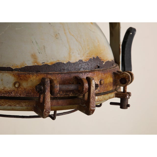 Vintage Industrial Pendant Light, C. 1950 For Sale - Image 11 of 13