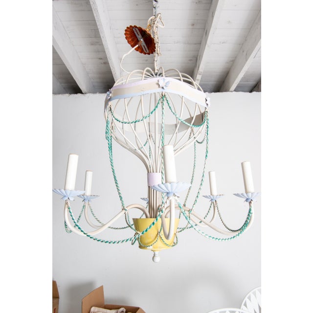 Mid 20th Century 1940s Hot Air Balloon Chandelier For Sale - Image 5 of 12