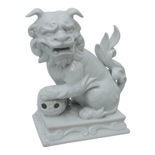 Fitz & Floyd Blanc De Chine Foo Dog For Sale