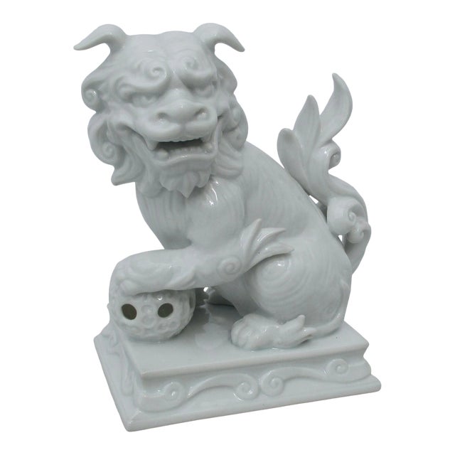 Fitz & Floyd Blanc De Chine Foo Dog For Sale