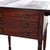 American Antique Sheraton Mahogany 3-Drawer Drop Leaf Sewing Stand C1880 For Sale - Image 3 of 13