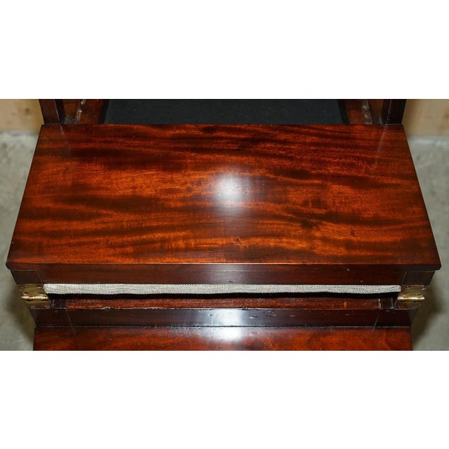 Antique William IV Flamed Hardwood Metamorphic Library Steps, 1830 For Sale - Image 16 of 18