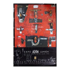 Expo Alvim, Fernando Alvim Poster, Signed and Dedicated in Marker