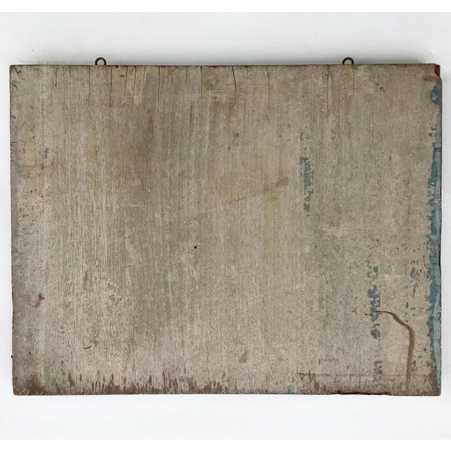 Vintage Belfast Birches Wood Sign For Sale - Image 4 of 5