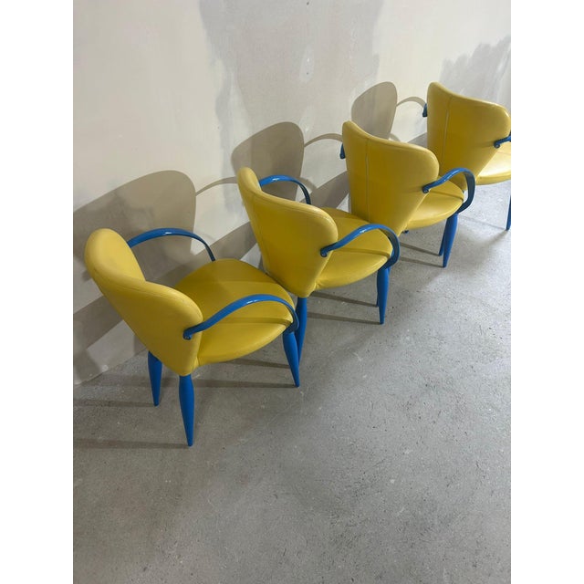 Postmodern Vintage Paso Doble Chairs from Draenert, 1980s, Set of 4 For Sale - Image 3 of 12