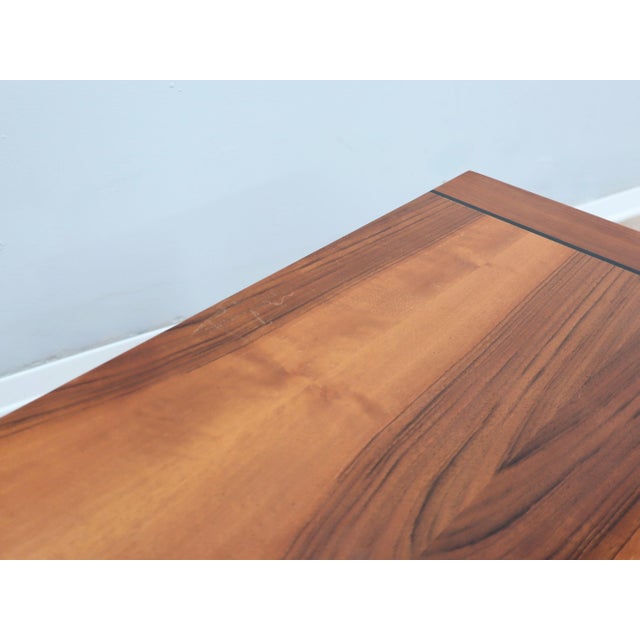 Wood Walnut Bedside Tables, 1970s, Set of 2 For Sale - Image 7 of 13