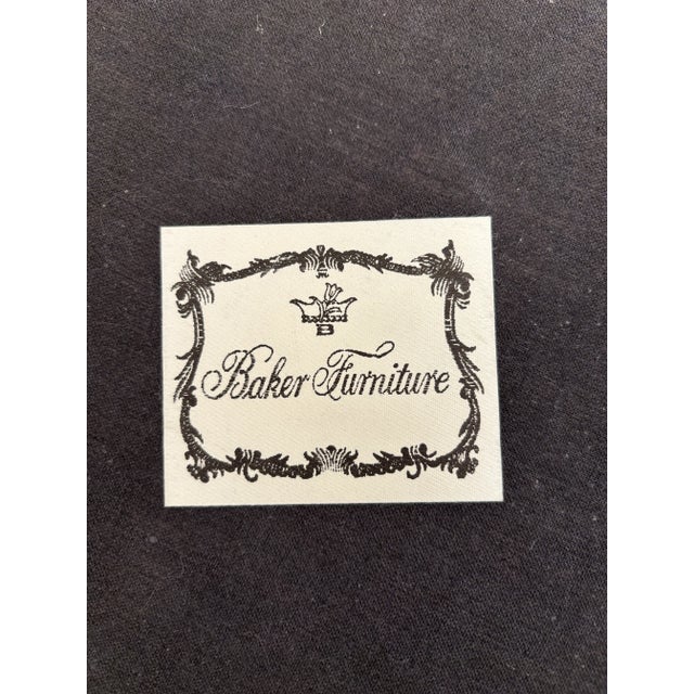 Baker Furniture Tufted Pillow Top Foot Stool For Sale - Image 10 of 10