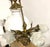 Antique Brass and Glass 7-Light Chandelier from H. Luppens Bruxelles, 1920s For Sale - Image 4 of 10