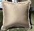 Mariano Fortuny Silver & Beige Damask Designer Pillow - 1 of 2 Available.