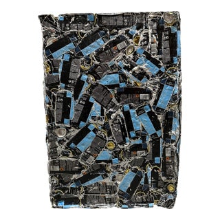 Artist Commissioned Abstract Metal Sculpture For Sale