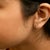 Haus of Brilliance 10K Yellow Gold 1/10 Cttw Diamond 'V' Initial Stud Earring For Sale - Image 4 of 5