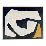 2024 "Ghiaccio" Abstract Minimalist Painting on Canvas by Artist r.k. Red For Sale