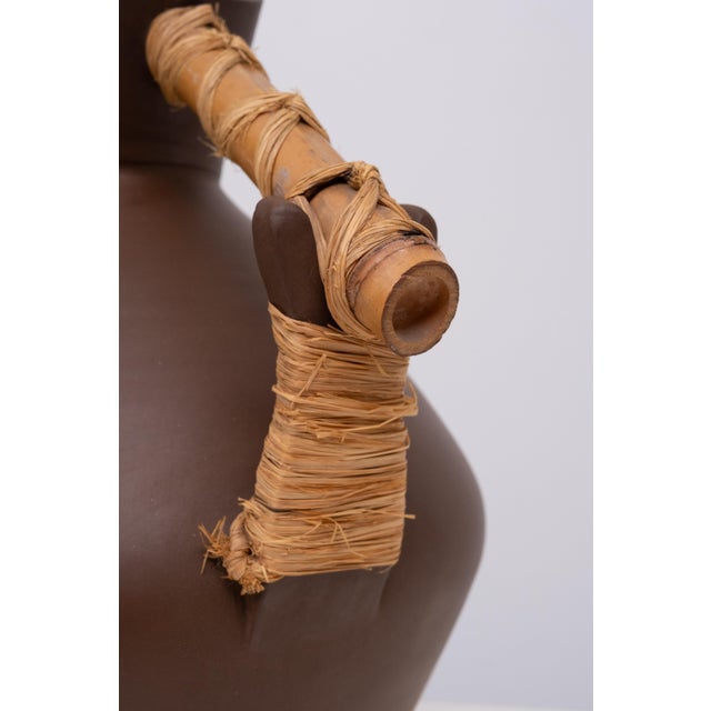 Large Studio Pottery Art Jug from Ferdi Ceramic, Germany, 1950s For Sale - Image 12 of 13