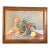 Contemporary Original Impressionist Still Life Painting Vintage Frame For Sale