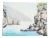 Original Vintage Nordic Waters Watercolor Painting For Sale