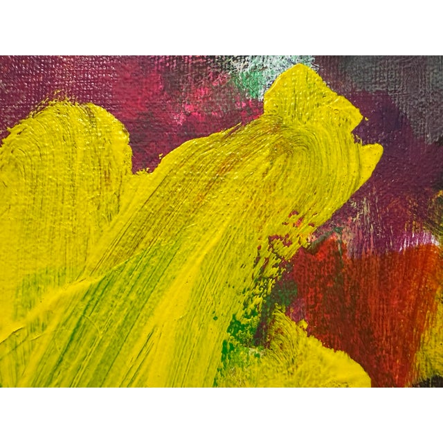 John Fooks Acrylic on Canvas Abstract Painting For Sale - Image 9 of 12