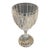 Mikasa Park Lane Vertical Cut Ribbed Stem Crystal Wine Glass - Set of 6 For Sale