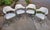 1970s 1972 Cal-Style Chrome and Smoked Glass Dining Set With Swivel Chairs - Set of 6 For Sale - Image 5 of 18