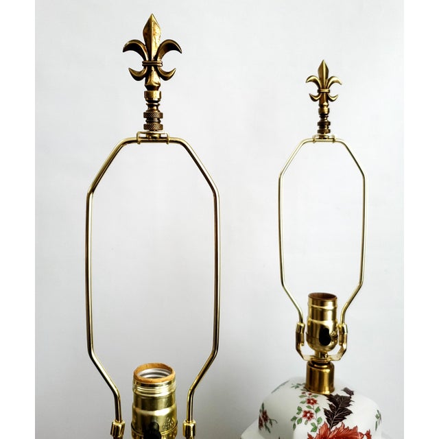 Ginger Jar Lamps Pair For Sale - Image 9 of 12