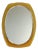 Oval Wall Mirror, 1960s For Sale