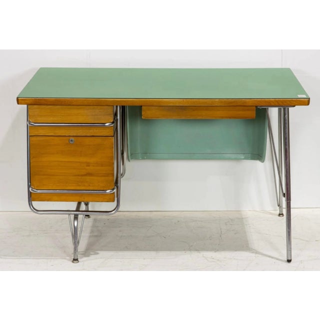 Kem Weber Trimline for Heywood Wakefield Desk and Chair - Set of 2 For Sale In Palm Springs - Image 6 of 12