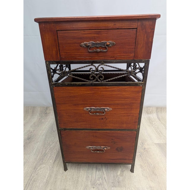 Vintage Forged Metalwork Cabinet For Sale - Image 12 of 12