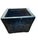 Chinese Vintage Blue Flame Glaze Square Cachepot For Sale - Image 3 of 8