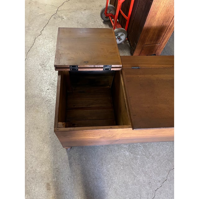 Rustic Early 20th Century Primitive Blanket Chest For Sale - Image 3 of 10