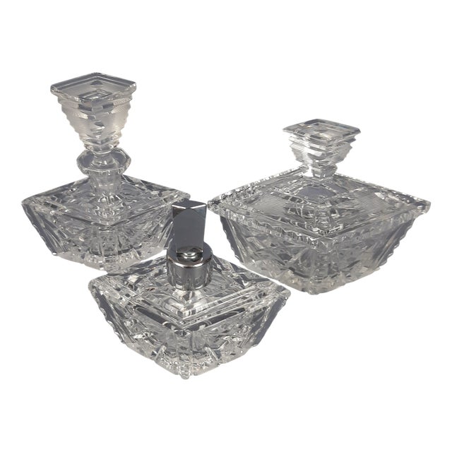 Vintage Perfume Bottles, 1950, Set of 3 For Sale