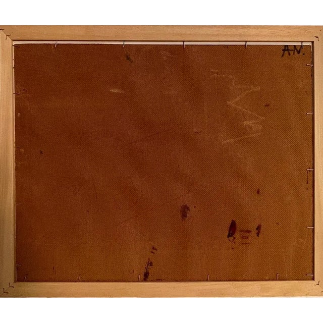 D'Accardi, River Landscape, 20th Century, Oil Painting on Panel, Framed For Sale - Image 6 of 7