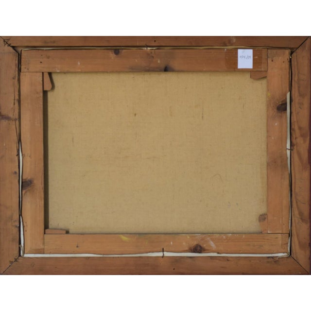 Impressionist Snowscape with Mountain Village, 1930s, Oil on Canvas, Framed For Sale - Image 6 of 7