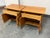 Mid-Century Modern Mid-20th Century Danish Modern Cherry Nightstands, Pair For Sale - Image 3 of 12