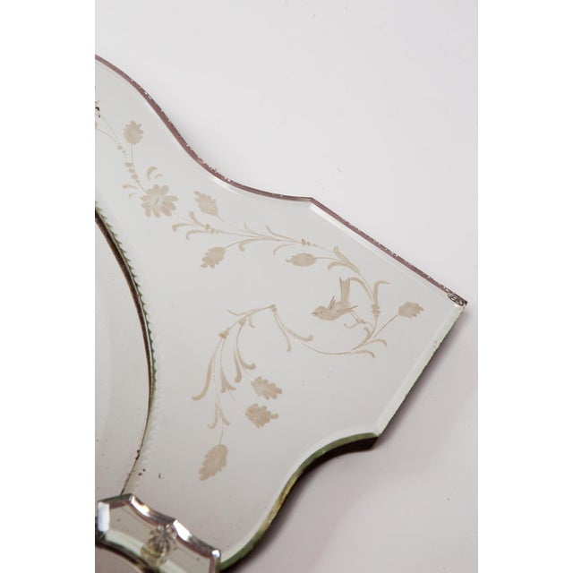 Vintage Venetian Birds Mirror, 1950, in Very Good conditions. Designed 1950 to 1959