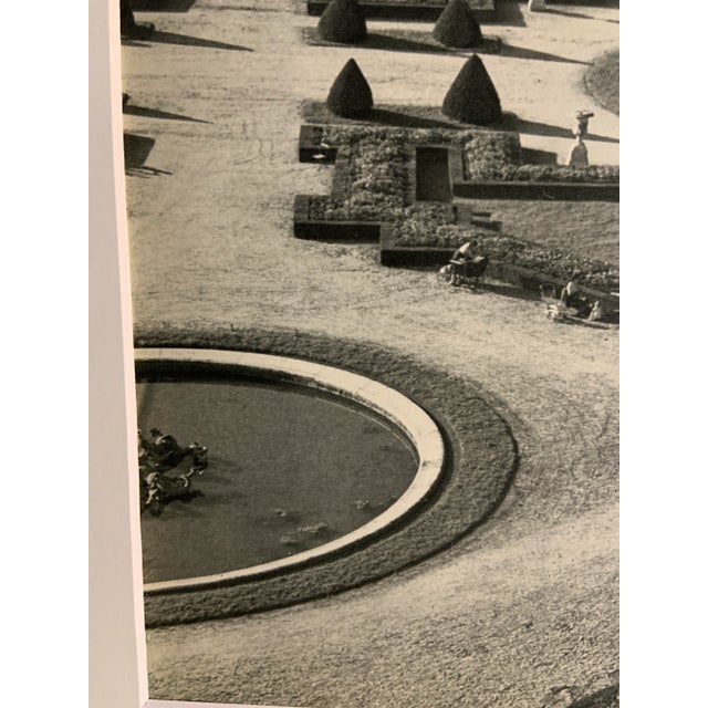 French Vintage French Photograph Versailles Garden Print For Sale - Image 3 of 7