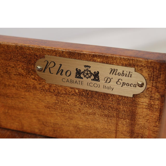 Rho Mobili Louis XVI Inlaid Vanity Dressing Table For Sale - Image 17 of 17