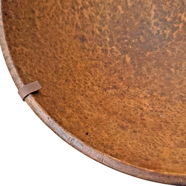 18th Century Early American Turned Ash Burl Bowl on Custom Wall Mount For Sale - Image 11 of 13