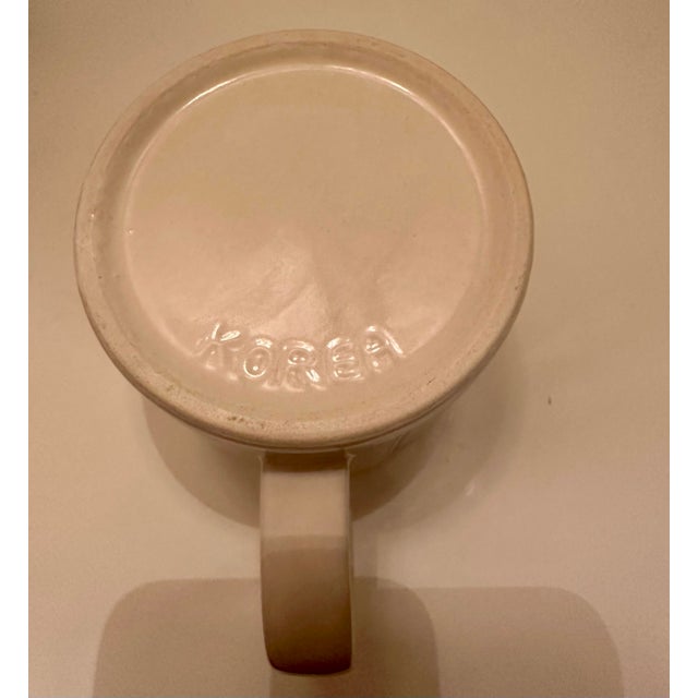 Off-white 1970s Ralph Lauren Vintage Polo Players Thoroughbred Horse Ceramic Mugs For Sale - Image 8 of 8