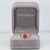 Modern 1.4Ct Padparadscha Sapphire Ring With Natural Diamond Accents: Solid 14k Gold, Size 6.75 For Sale - Image 3 of 10