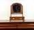 Antique Mahogany Tabletop Dresser Top Vanity / Gentleman’s Shaving Mirror For Sale - Image 10 of 12