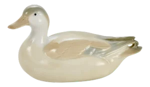 Porcelain Duck Figurine