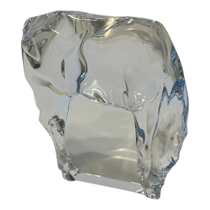 Late 20th Century Hoya Crystal Grazing Horse Sculpture Made in Japan