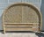 Vtg. Palecek Coastal Style Rattan Queen Size Rounded Headboard For Sale - Image 9 of 13